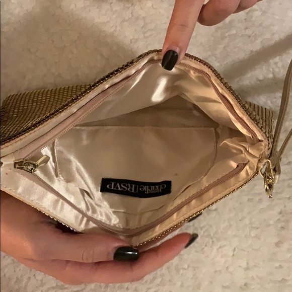 Gold shimmery clutch - Picture 2 of 2